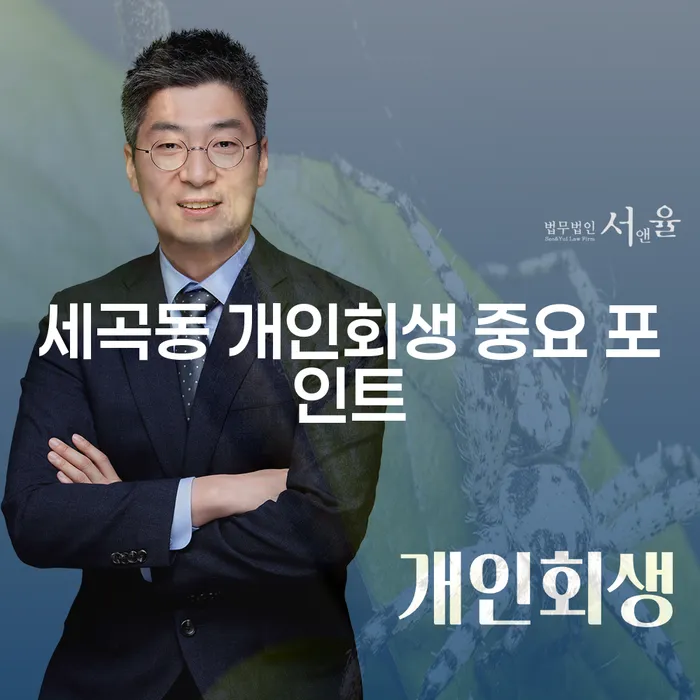 세곡동 개인회생 중요 포인트