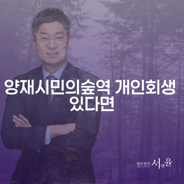 양재시민의숲역 개인회생 있다면